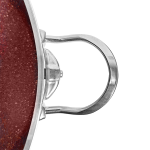 حلة جرانيت بغطاء مقاس 34 سم – نون ستك آمنة للفرن من TEMA