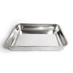 صينيّة استانلس ستيل مستطيلة 30×40 سم – خامة إيطالية 18/10 من ستاندر