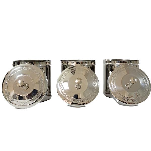 طقم توابل كبير ستندر – 3 قطع كل واحدة 750 مل استانلس إيطالي