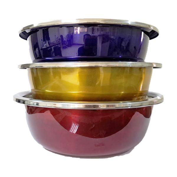 طقم بولا ستانلس من Woow – 3 مقاسات وألوان متنوعة