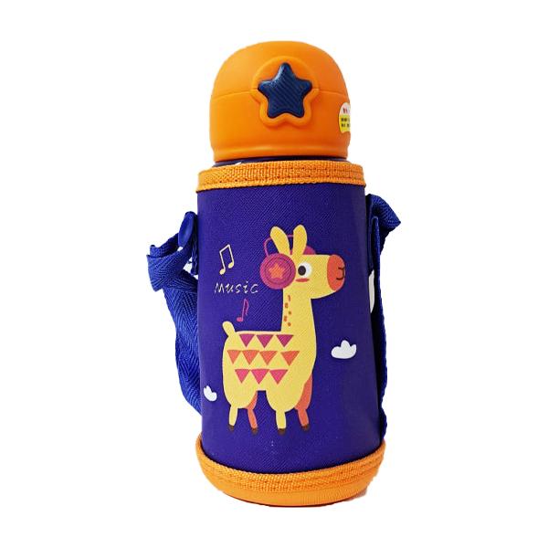 زمزمية ماء Lama للأطفال – 600 مل استانلس 316 مع 3 أغطية وعزل