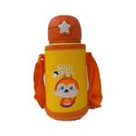 زمزمية Fox للأطفال 600 مل – استانلس 316، 3 أغطية، عزل حراري