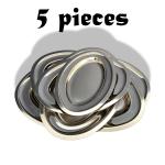 Stander Oval Serving Set – 5pcs | Italian 18/10 Stainless Steel