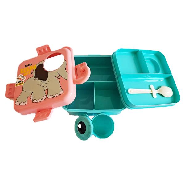 لانش بوكس فيل دورين – 6 أقسام – بعلبة سوائل محكمة – 2200 مل