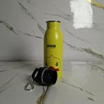 Woow 550ml Yellow Duck Face Stainless Steel Water Bottle for Kids