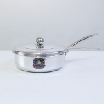 Aluminum Frying Pan with Basket & Lid – Daily Use