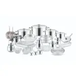 El Zanouki Trovall Pure Aluminum Cookware Set – 40 Pieces