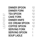 Arshia 87-Piece Germany Cutlery Set – 18/10 Stainless Steel with 25-Year Warranty