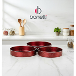 Bonetti Granite Baking Tray Set 3 Pieces 28–32 cm PFOA Free