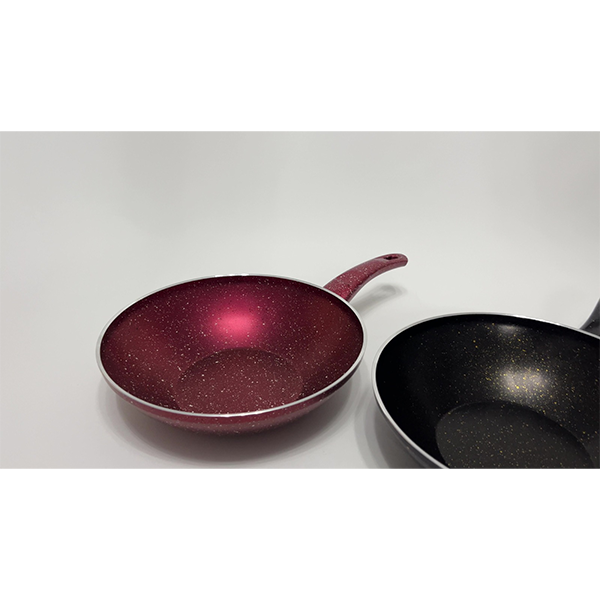 Bonetti Granite Wok Pan 28cm Non-Stick PFOA Free
