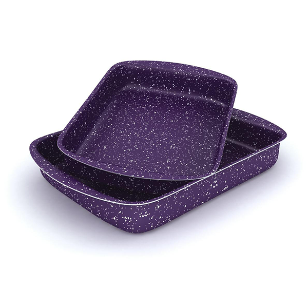 Bonetti Granite Baking Tray Set 2pcs 30 & 35 cm | PFOA Free