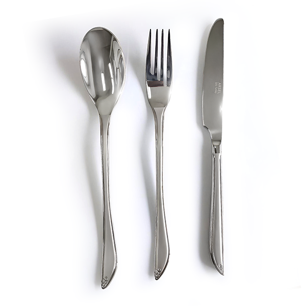 ARSIL 90-Piece Turkish Cutlery Set – 18/10 Stainless Steel with Warranty