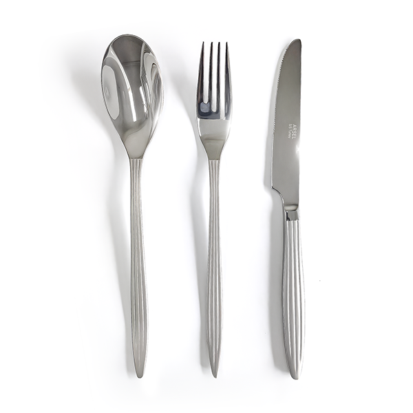 ARSIL 90-Piece Turkish Cutlery Set – 18/10 Stainless Steel with Warranty