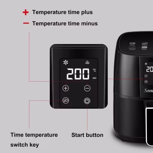 Sonifer SF-1010 4.2L Air Fryer Smart Touch 1400W