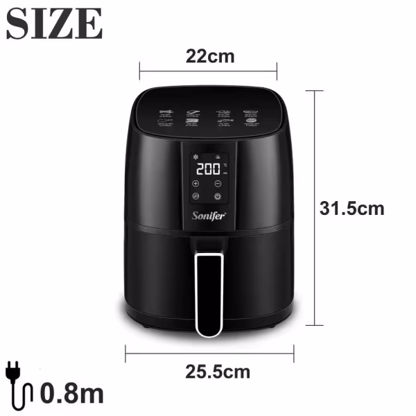 Sonifer SF-1010 4.2L Air Fryer Smart Touch 1400W