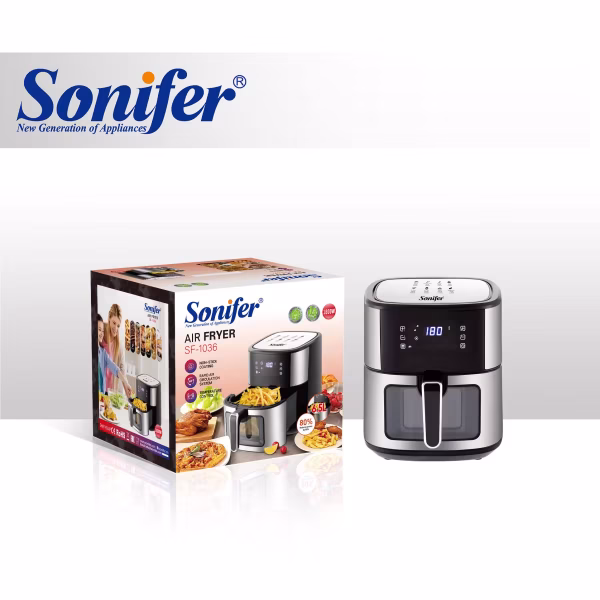 Sonifer SF-1036 6.5L Air Fryer Digital 1600W