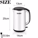 Sonifer SF-2091 Fast Boil Electric Kettle 1500W