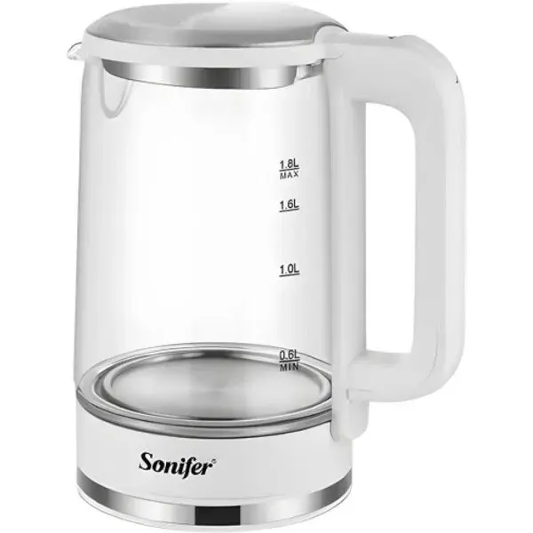 Sonifer SF-2141 Glass Electric Kettle 1.8L 1500W