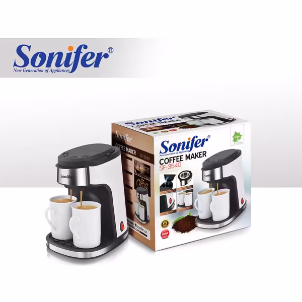Sonifer SF-3540 Filter Coffee Maker 2 Cups 450W