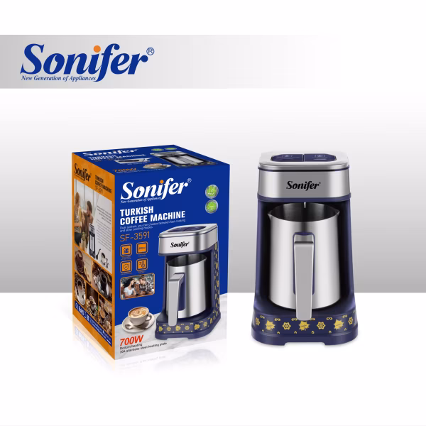 Sonifer SF-3591 Coffee Maker 700W with 250ml Stainless Cup