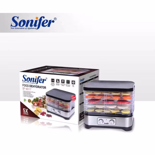 Sonifer SF-4017 5-Layer Food Dehydrator 250W