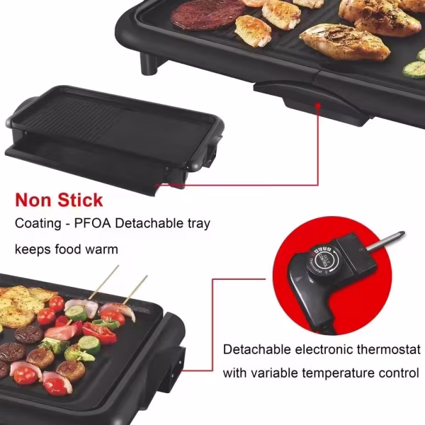 Sonifer 2000W Non-Stick Electric Grill Pan SF-6130