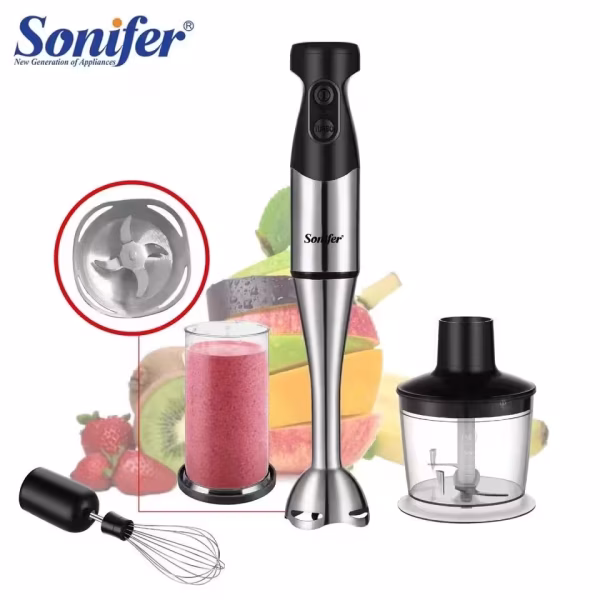 Sonifer 3-in-1 Hand Blender 500W Stainless Steel