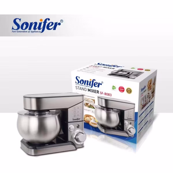 Sonifer SF-8083 5L Stand Mixer 6 Speeds 1000W