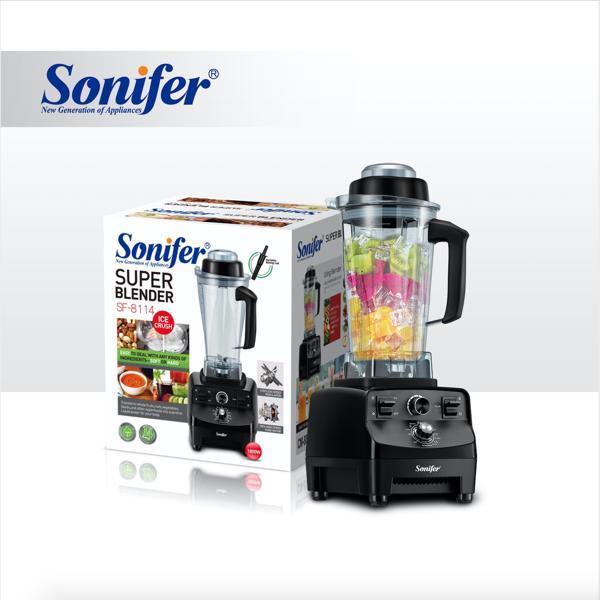 Sonifer SF-8114 Blender 1800W | 2L | 100% Copper Motor | WooW Egypt