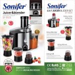 Sonifer SF-5525 4-in-1 Juicer & Blender 800W | WooW Egypt