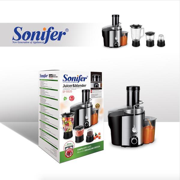 Sonifer SF-5525 4-in-1 Juicer & Blender 800W | WooW Egypt