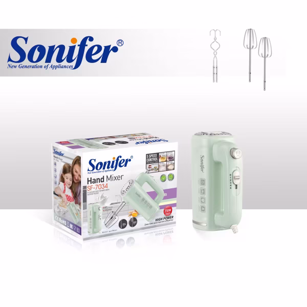 Sonifer SF-7034 Electric Hand Mixer | Egg Beater | WooW Egypt