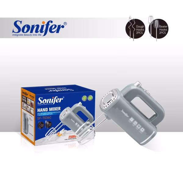 Sonifer SF-7034 Electric Hand Mixer | Egg Beater | WooW Egypt