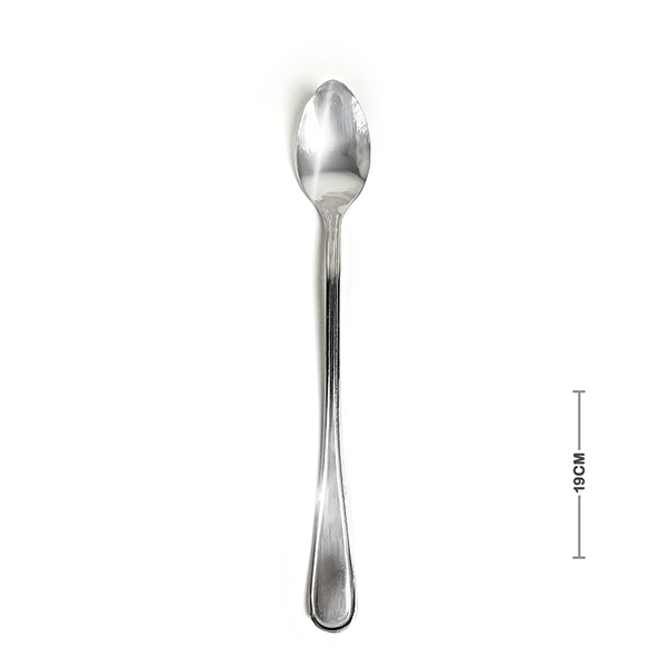 طقم معالق كوكتيل 6 قطع استانلس ستيل لامع مقاس 19 سم من ستاندر