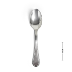 طقمين معالق استانلس ستيل من ستاندر – 6 أكل و6 حلوى خامة 304