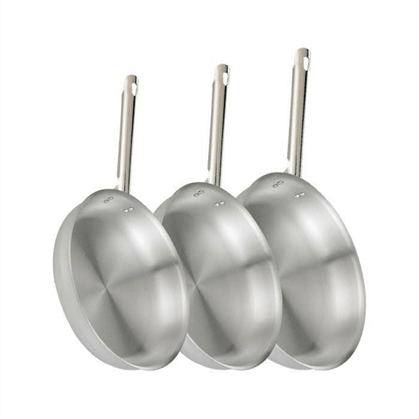 3-Piece Aluminum Frying Pan Set – Suitable for All Stoves