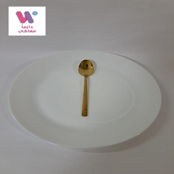 طقم ملاعق وشوك ذهبية للطاولة – 24 قطعة ستانلس ستيل 18/10 ذهبي