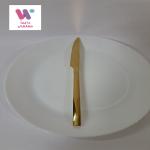 طقم سكاكين ذهبية للطاولة – 6 قطع ستانلس ستيل 18/10 بلمسة ذهبية