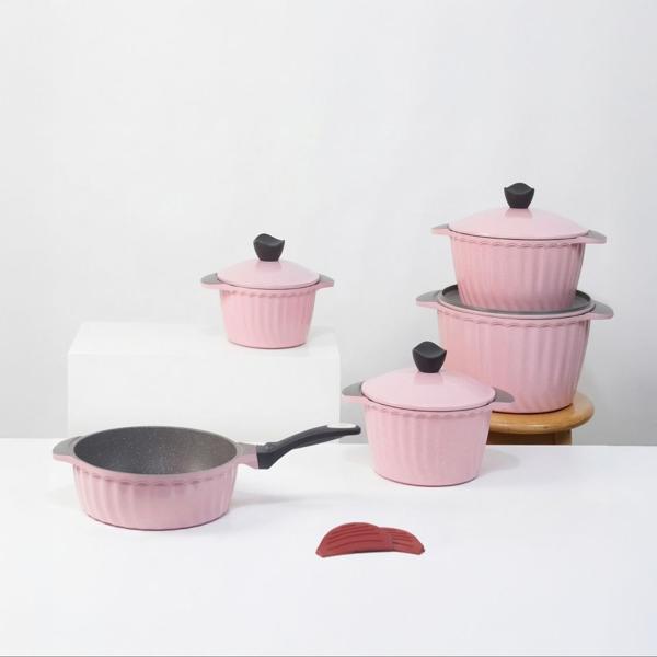 Granite Non-Stick Cookware Set 5 Pieces