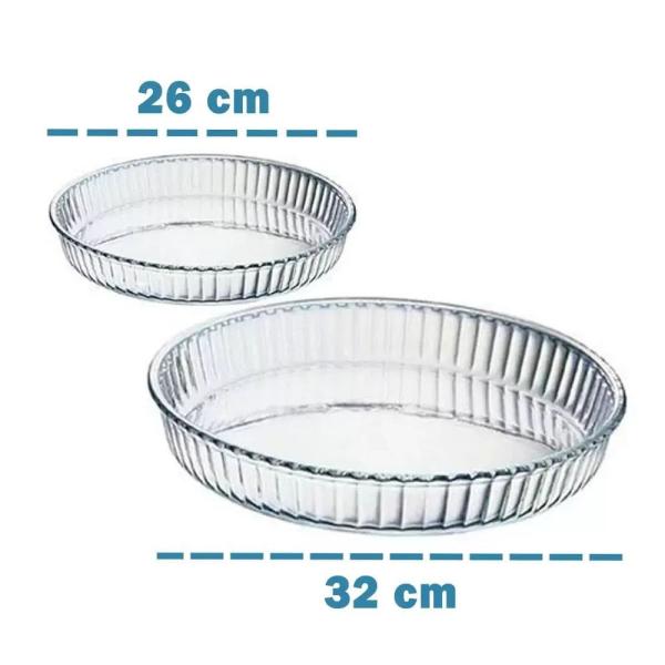 طقم تارت مدور