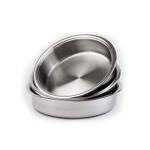 طقم فرن مدور ستانلس ستيل 3 قطع – ستندر 18/10 آمن للفرن