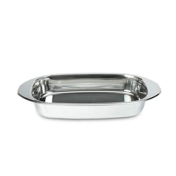 Stander Rectangular Stainless Steel Tajine – 32x20cm | Oven Safe