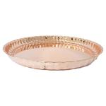 50cm Rose Gold Stainless Steel Tray – Deep, For Serving & Kneading