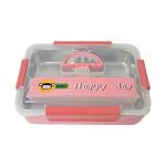 لانش بوكس 1200 مل – ستانلس 304 بثلاث أقسام ومانع للتسريب