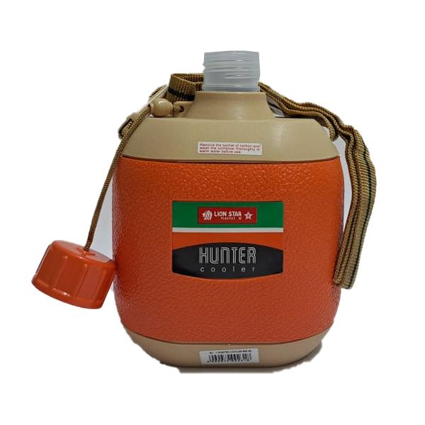 زمزمية Hunter عزل حراري 600 مل – شكل كلاسيكي (برتقالي/أخضر)