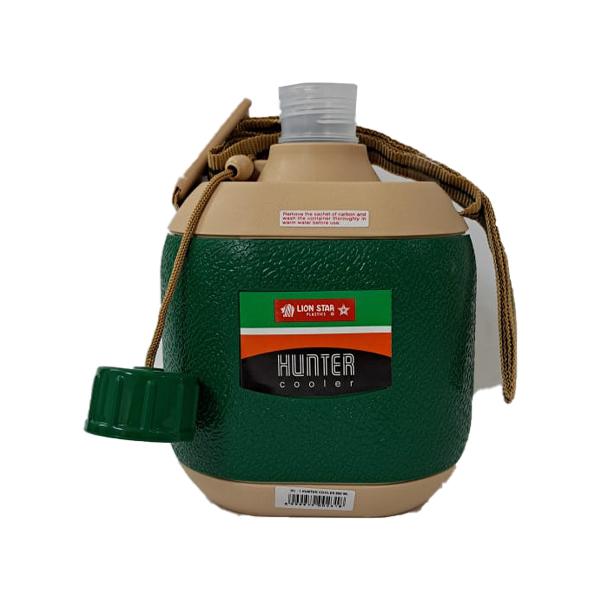 زمزمية Hunter عزل حراري 600 مل – شكل كلاسيكي (برتقالي/أخضر)