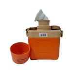 زمزمية Hunter عزل حراري 720 مل – شكل كلاسيكي (برتقالي/أخضر)