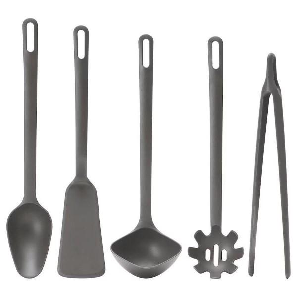 IKEA 5-Piece Kitchen Utensil Set – Nonstick Safe, Heat Resistant