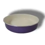 طقم صواني تركي سيراميك 3 مقاسات – وردي وبنفسجي