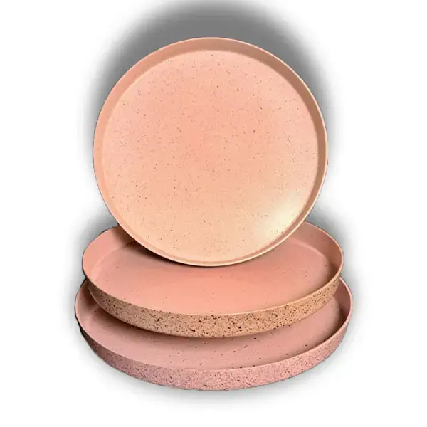 طقم صواني جرانيت 3 قطع – مقاسات 28 و30 و32 سم بسماكة 4 مم متينة